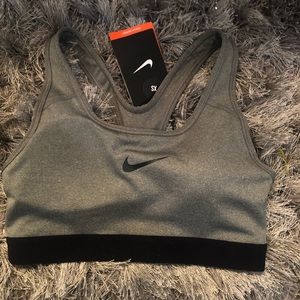 Grey Nike Sports Bra